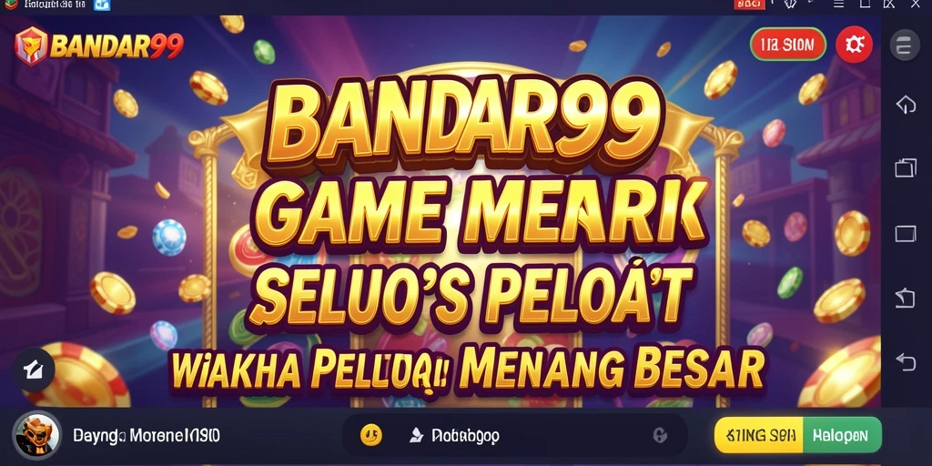 Tampilan gameplay BANDAR99 yang mengasyikkan dengan grafis slot yang menawan.