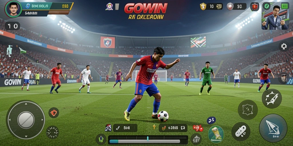 Gameplay GOWIN yang menegangkan dan mendebarkan.