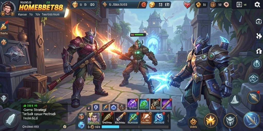 Tampilan gameplay HOMEBET88 yang menarik dan interaktif.