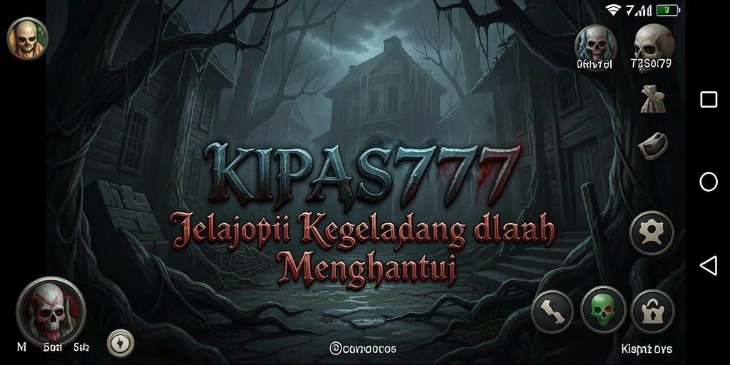 Tampilan gameplay KIPAS777 yang menyeramkan dan penuh ketegangan.