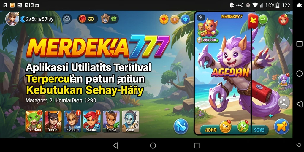 Tampilan antarmuka MERDEKA777 yang sederhana dan efisien.