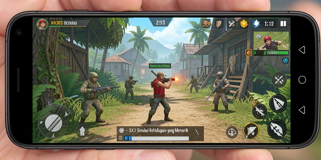 Tampilan gameplay NX303 yang menarik dan interaktif.