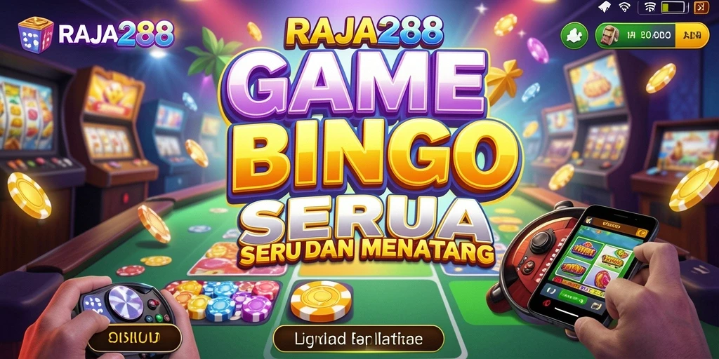 Tangkapan layar utama RAJA288 menunjukkan gameplay seru dan mendebarkan Bingo.