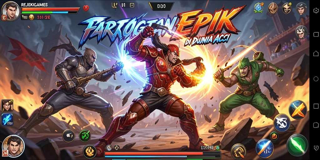 Gameplay seru dan mendebarkan dalam REJEKIGAMES.
