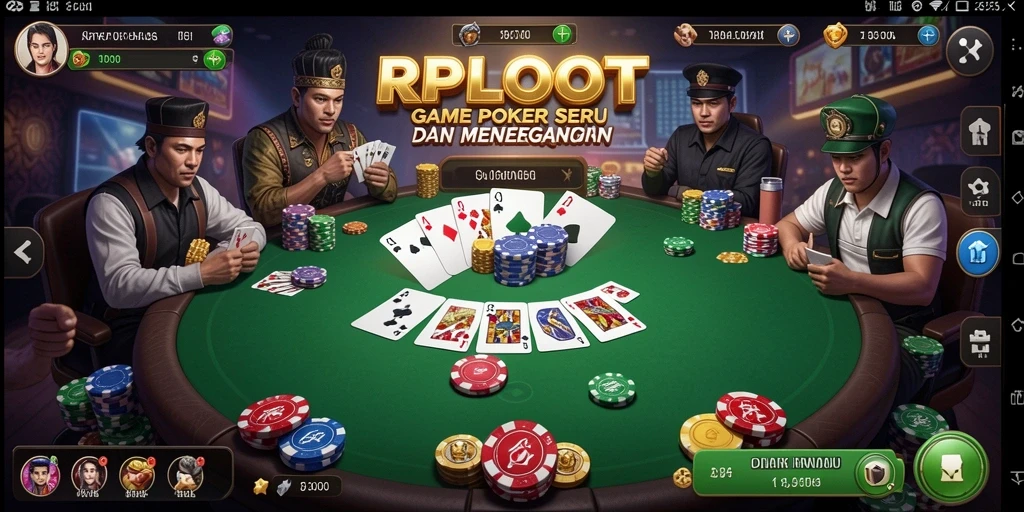 Tampilan gameplay seru dari RPLOOT dengan pemain aktif yang bersaing.