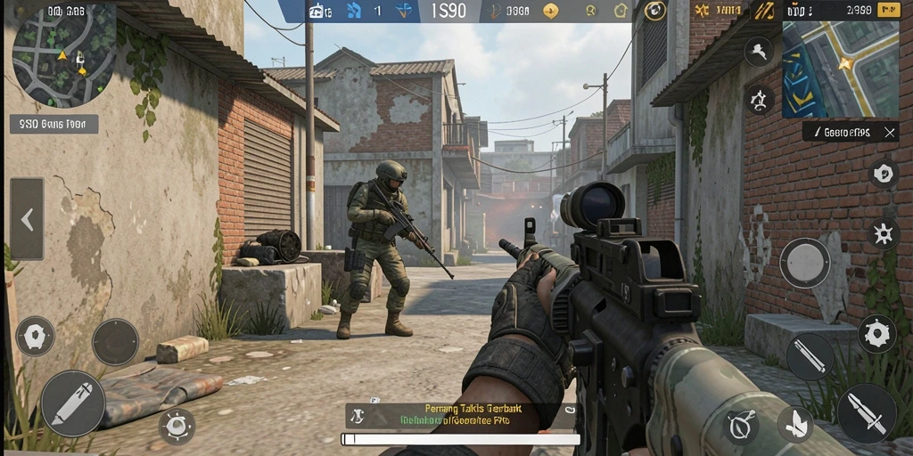 Gameplay S80 yang intens dan mendebarkan di medan perang.