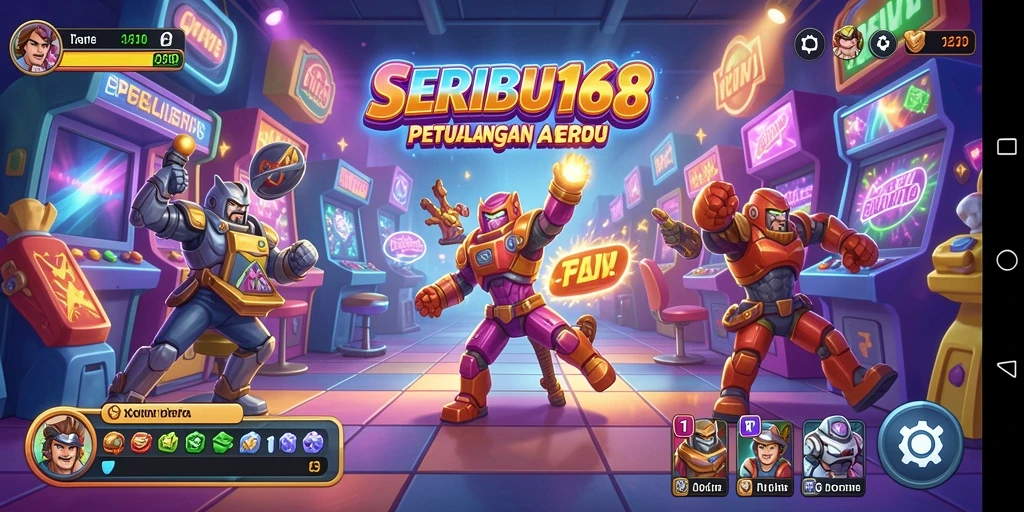 Tampilan seru gameplay SERIBU168 dengan grafis menarik.