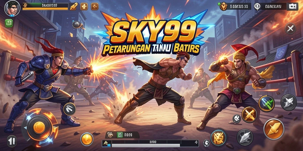 Gameplay menarik dari SKY99 saat bertarung dengan musuh.