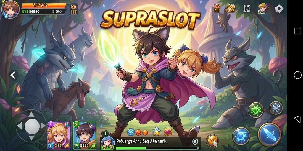 Screenshot menampilkan aksi seru dan grafis menawan dalam SUPRASLOT.