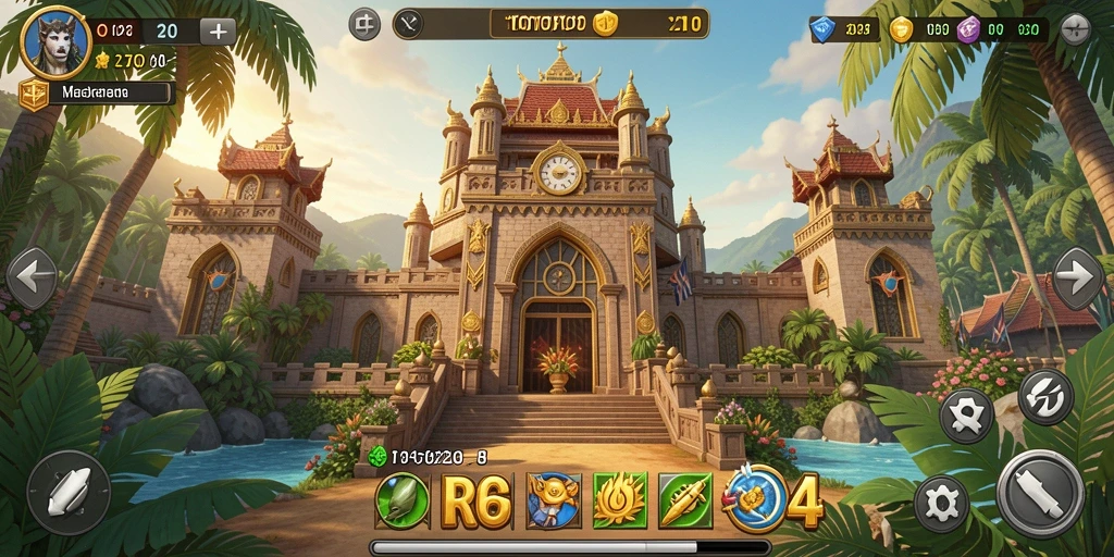 Tampilan gameplay TOTO20 yang intens dan seru dalam Tower Defense.