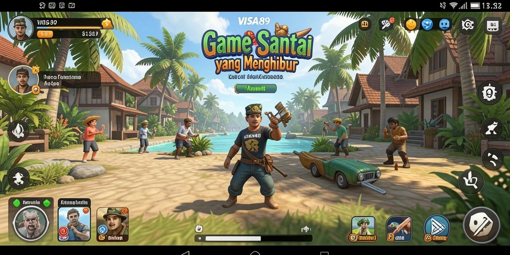 Tampilan screenshot <strong>VISA89</strong> menampilkan gameplay yang menyenangkan dan santai.