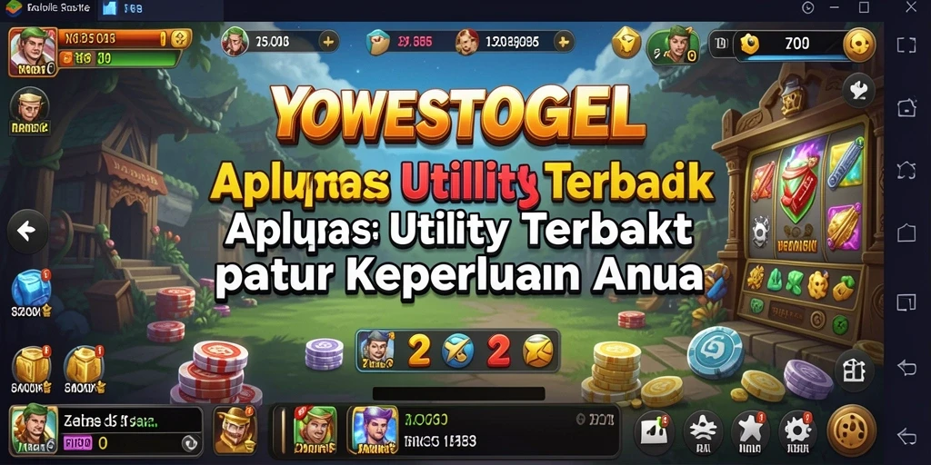 Screenshot utama YOWESTOGEL menunjukkan antarmuka yang bersih dan fungsional.